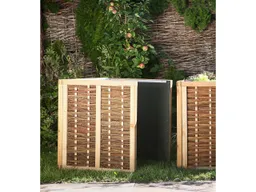 Hochbeet aus Kiefer und Weide, Bausatz B 80 x T 80 x H 80 cm, Erweiterung 3-teilig – Produktbild 1 von 1