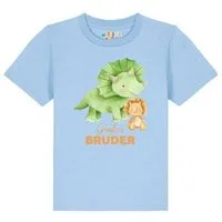 watabout kids watabout.kids T-Shirt Kinder Dinosaurier 07 Großer Bruder, Blue soul, – Produktbild 1 von 1