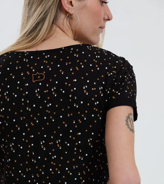 Gary Mash GARY MASH Shirt Taylor Dots aus LENZING ECOVERO Mix, Schwarz, – Produktbild 3 von 4