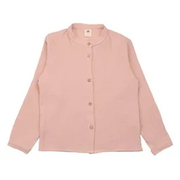 Walkiddy Kinder Hemdbluse GOTS zertifiziert – Bio-Baumwolle, Rosa, langärmelig, Knopfleiste, weich & bequem | Walkiddy – Produktbild 1 von 1