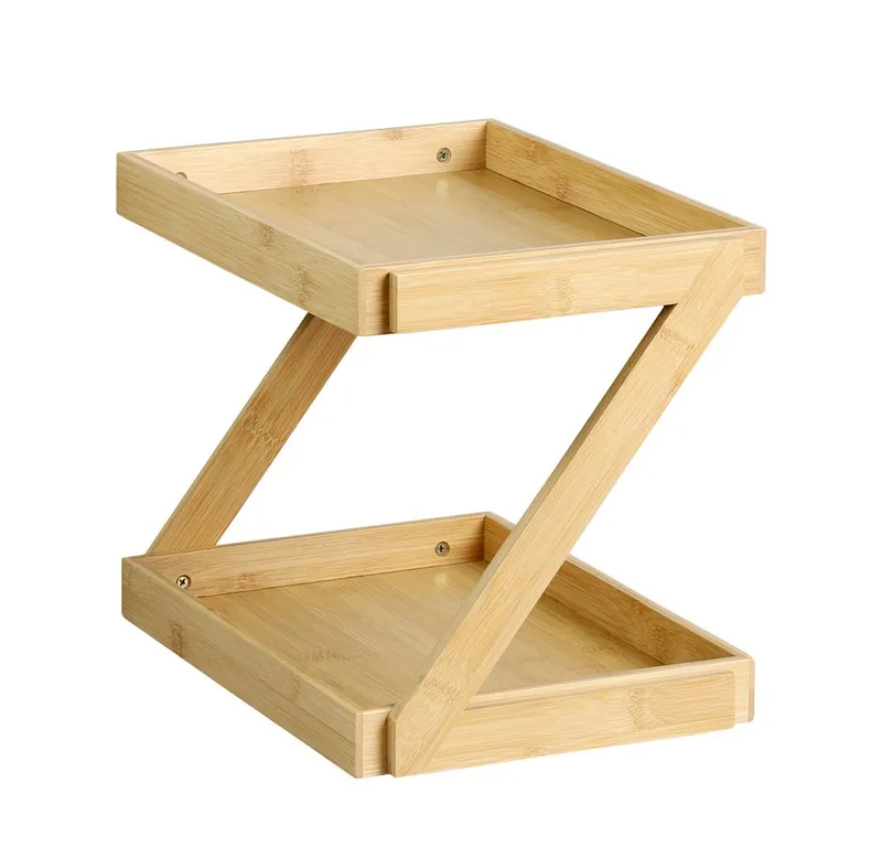 Kesper Kesper Küchenregal Aufbewahrungsregal, Bambus, FSC, 1-tlg., Beige, – Produktbild 5 von 5