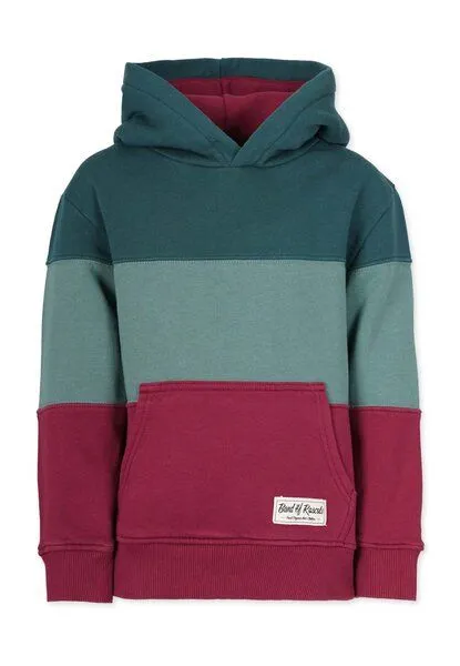 Band of Rascals Band of Rascals 3C Block Hooded, Racing-green-bordeaux, – Produktbild 3 von 4