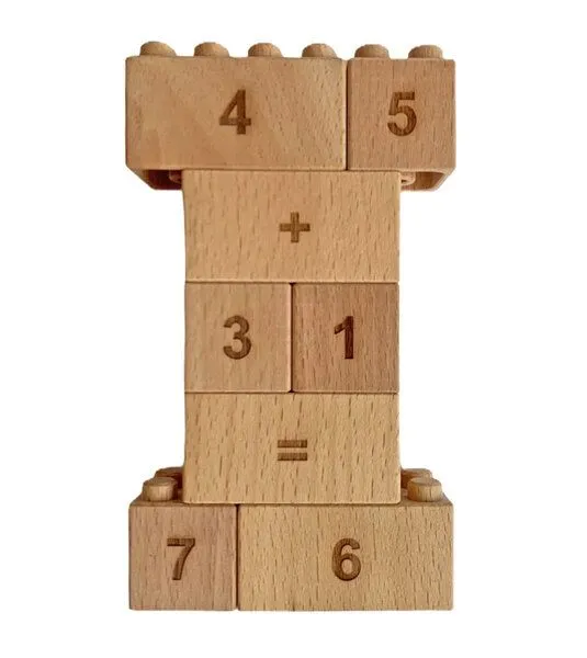 Bena Holzbausteine Bena Holzbausteine Zahlenset – Produktbild 2 von 3