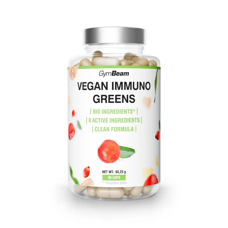 GymBeam GymBeam Vegan Immuno Greens 90 Kapseln – Produktbild 1 von 1