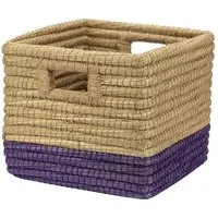 El Puente El Puente Stabiler Schrankkorb "Farbikus" | Fair Trade & Handmade aus Bangladesch, Rosa, – Produktbild 1 von 1