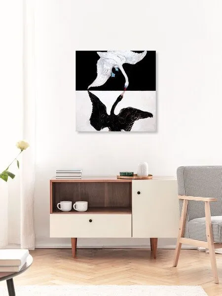 Photocircle Photocircle Poster / Leinwandbild - Hilma af Klint – The Swan No. 1 – Produktbild 3 von 4