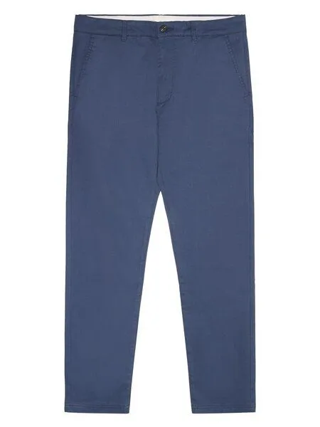 KnowledgeCotton Apparel KnowledgeCotton Apparel Canvas Hose CHUCK aus Bio-Baumwolle, Blau (vintage-indigo), – Produktbild 1 von 2