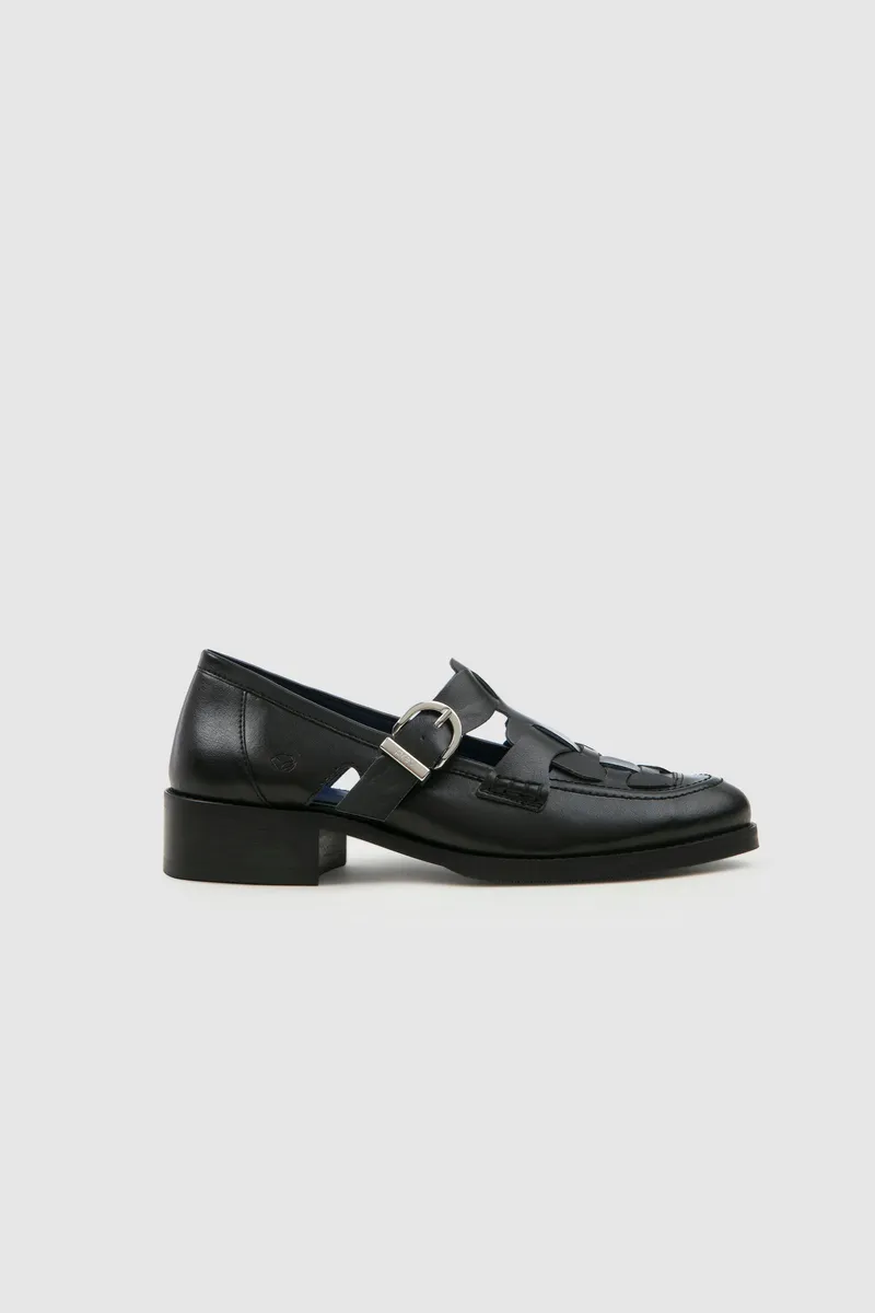 Prev Prev Herren vegan Loafers Unisex Dorothy Midnight Schwarz, Schwarz, – Produktbild 2 von 2