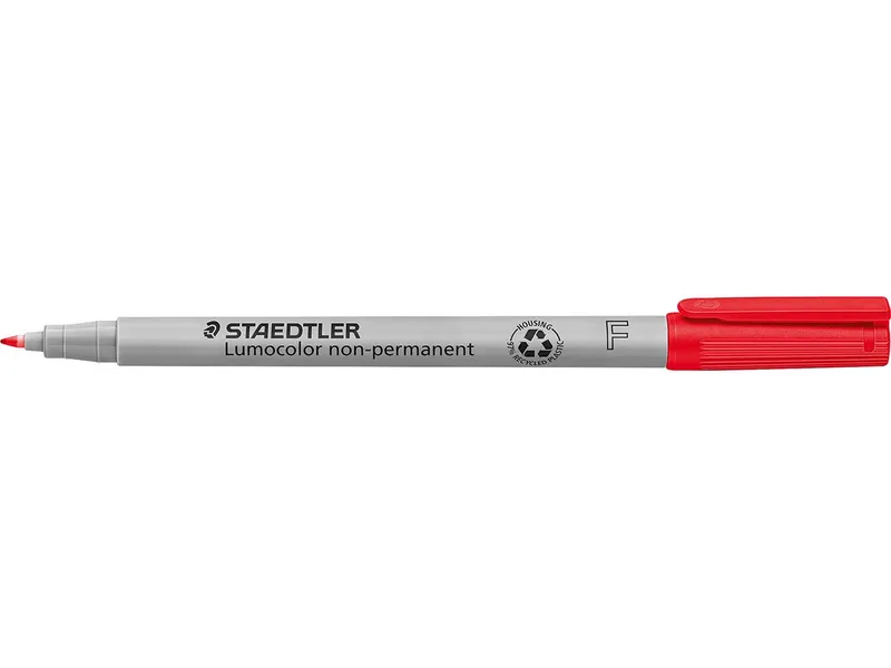 Staedtler STAEDTLER Universalstift 'Lumocolor 316' fein rot wasserlöslich – Produktbild 2 von 2