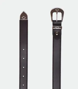 Solari Milano Solari Milano Damen vegan Gürtel Mit Rock Schnalle Schwarz – Produktbild 1 von 1