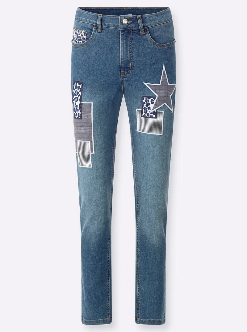 Witt Jeans blue-bleached, Blue-bleached, – Produktbild 1 von 2