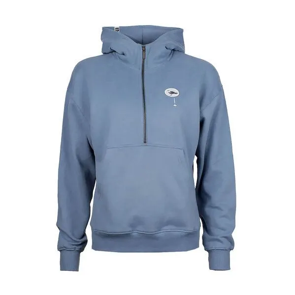 FÄDD Damen Hoodie "Glücksschiss PÄP" abendblau L, Blau, – Produktbild 3 von 5