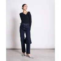 JAN N JUNE JAN N JUNE Asymmetrisches Longsleeve CASMA, Black, – Produktbild 1 von 1