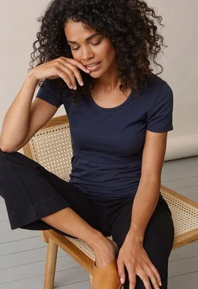Boob Umstands- und Stillshirt Classic von boob, Blau, – Produktbild 1 von 2