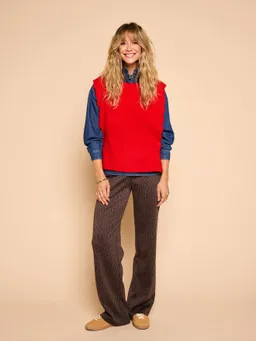 Envie De Fraise Gerade Hose Jacquard Damen – Produktbild 1 von 1