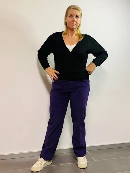 YogiLiebe YogiLiebe Cordhose "Cozy" Bio-Baumwolle, Lila, – Produktbild 1 von 4