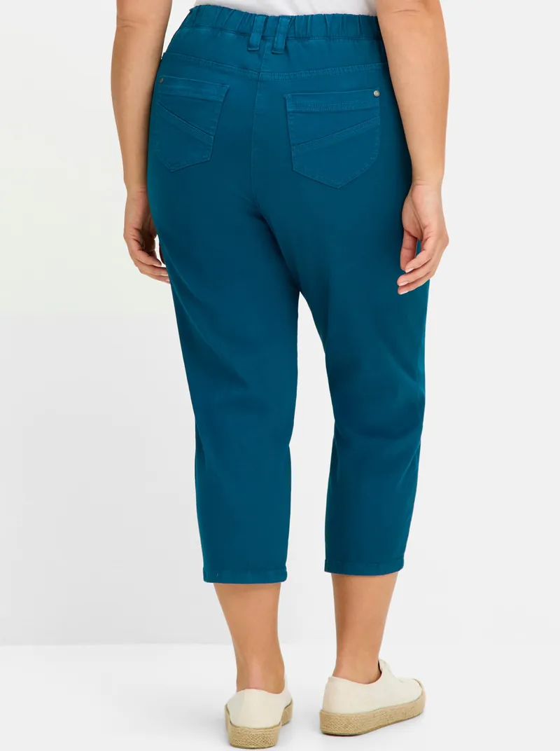sheego 7/8-Hose, Dunkelpetrol, – Produktbild 2 von 2