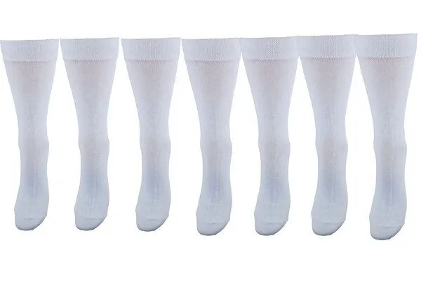 Bruno Barella Bruno Barella GOTS zertifizierte Biobaumwolle Socken in 7er Pack weiss – Produktbild 1 von 1