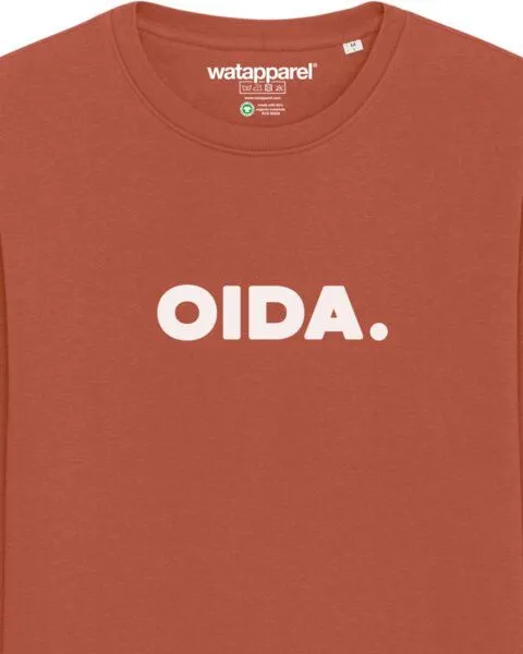 watapparel watapparel Sweatshirt Unisex Oida, Heritage brown, – Produktbild 3 von 3