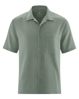 HempAge Hempage Herren vegan Kurzarm Shirt Thymiangrün – Produktbild 1 von 1