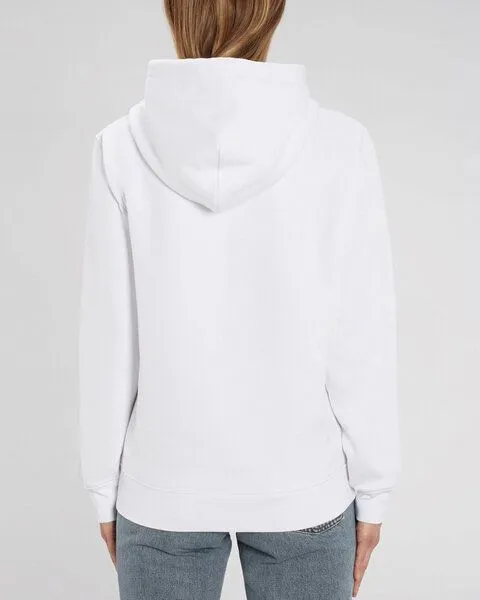 Human Family Human Family Bio Unisex Hoodie - "Charmer - NO Planet B" in verschiedenen Farben, Weiss, – Produktbild 4 von 4