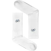 GreenBomb GREENBOMB Bio-Socken 'Bike Vintage', white, Gr. 37/40 – Produktbild 1 von 1