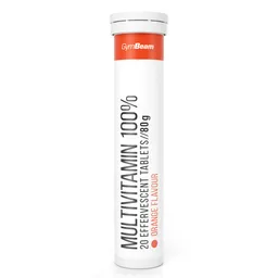 GymBeam GymBeam Multivitamin 100 % Brausetabletten 20 Tabletten Orange – Produktbild 1 von 1