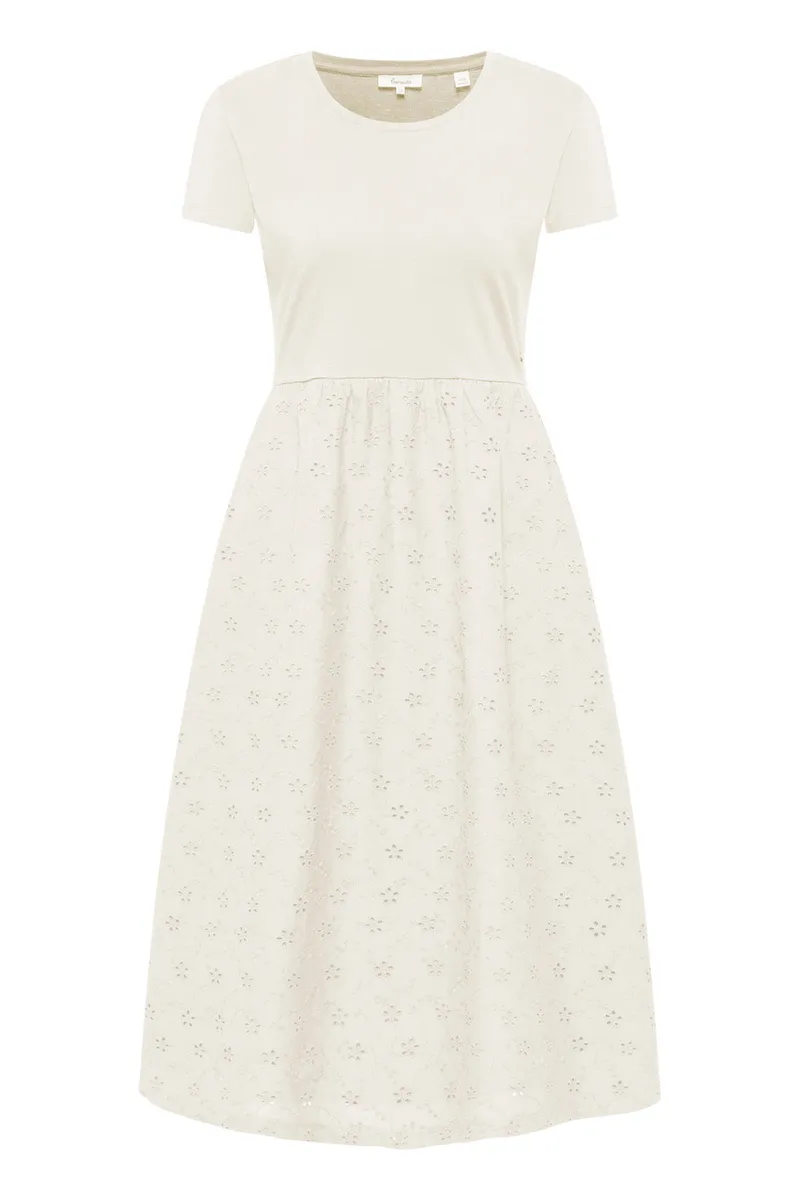 Tranquillo Tranquillo Kleid Juliaa aus Bio-Baumwolle, White, – Produktbild 1 von 2