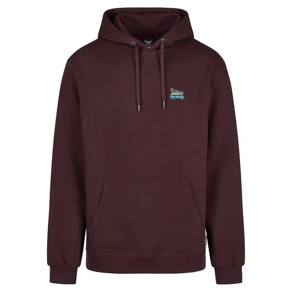 Iriedaily Iriedaily Smokin Van Hoodie, Aubergine (rot), – Produktbild 1 von 3