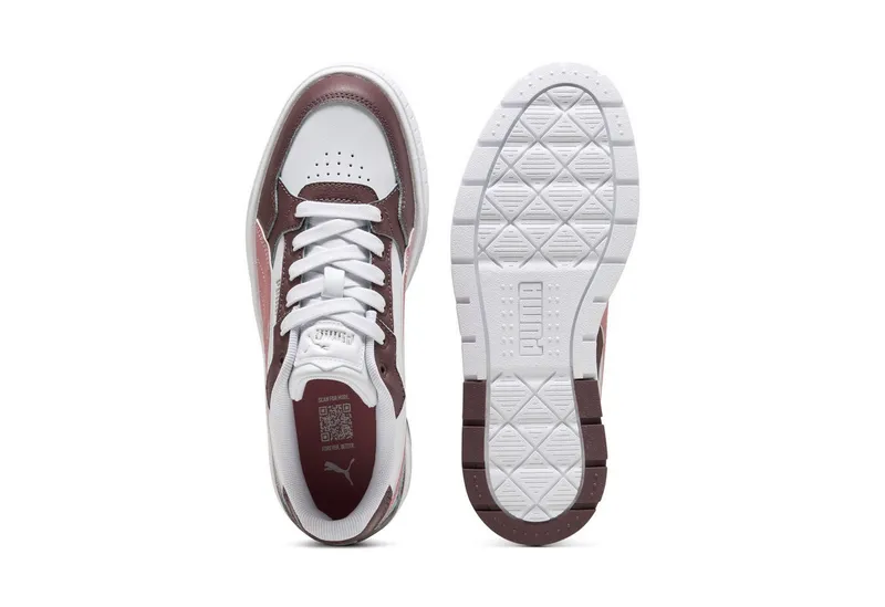 Puma Puma KARMEN II IDOL Sneaker für sportliche Anlässe, mit SoftFoam+ Einlegesohle, aus Leder, Weiß, – Produktbild 4 von 5