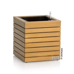 Lechuza® Lechuza Pflanzgefäß 'Palo Natural Wood 35', ca. 35 x 35 x H 37 cm – Produktbild 1 von 1