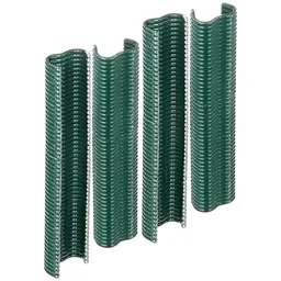 Alberts ALBERTS Drahtklammer, SB, grün kst-beschichtet, Breite 22 mm, verpackt à 200 Stk. – Produktbild 1 von 1