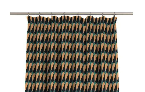 Nature by Adam Nature by Adam Vorhang aus 100% Bio-Baumwolle - Made in Germany - Circles, Dunkelblau, – Produktbild 4 von 7