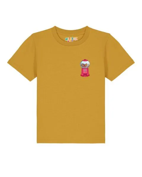 watabout.kids watabout.kids T-Shirt Kinder Kaugummiautomat, Ochre, – Produktbild 1 von 2