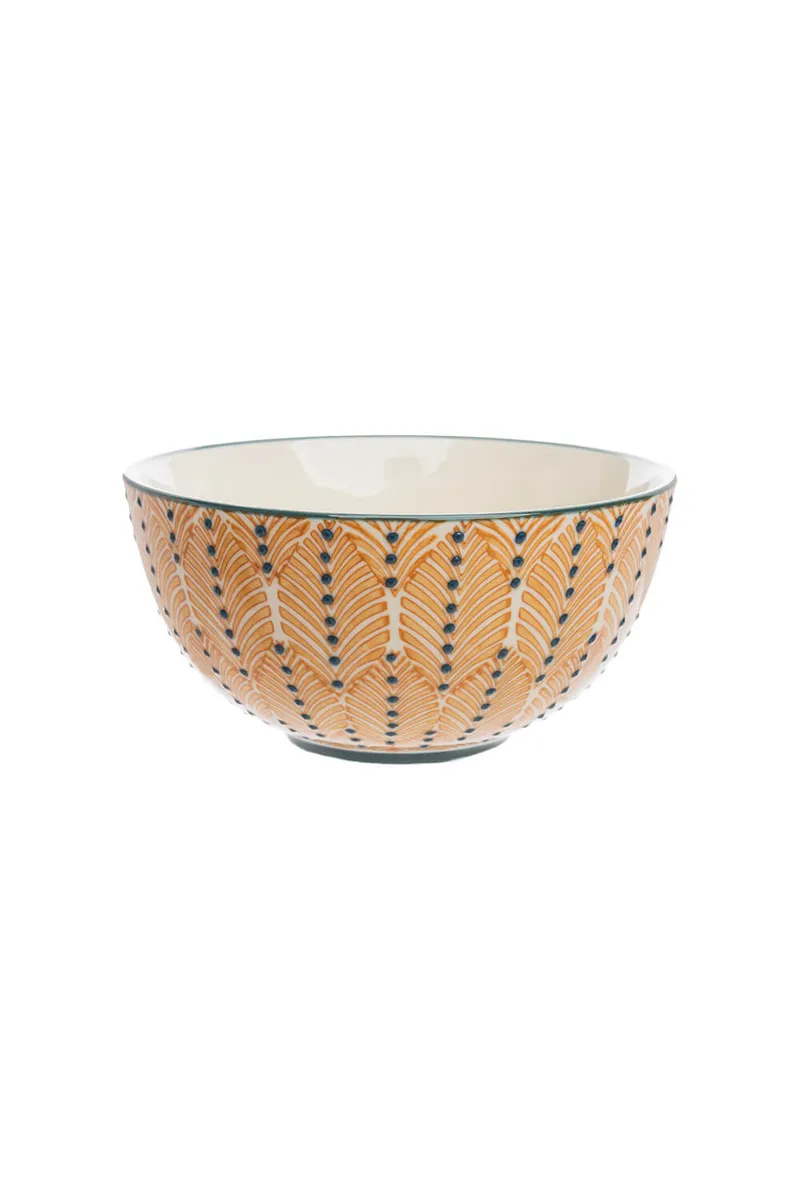 Tranquillo Tranquillo Schüssel MIIX'N'MATCH – Steinzeug, Orange, – Produktbild 1 von 4