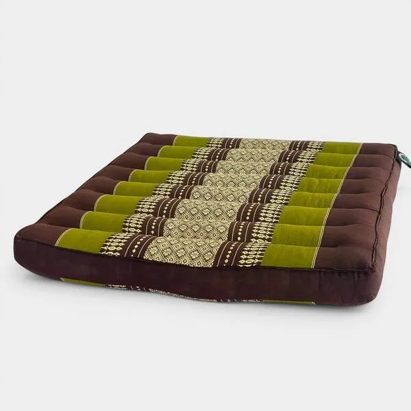 Der Lindwurm Der Lindwurm Picknickkissen mit Kapokfüllung, Moosgrün/braun, – Produktbild 1 von 2