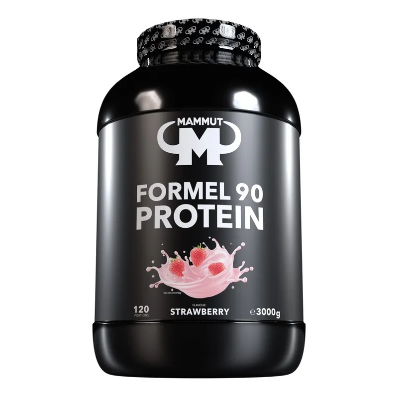 Mammut Nutrition Mammut Nutrition Formel 90 Protein 3000 g Erdbeere – Produktbild 1 von 1