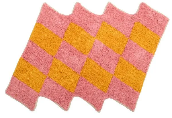 liv interior liv interior Hand-getüfteter Teppich SCALA, Orange/pink, – Produktbild 1 von 4