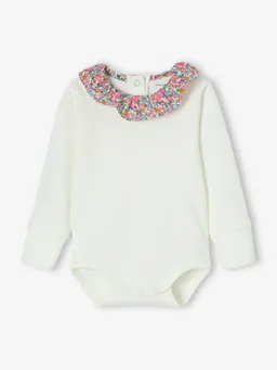 Envie De Fraise Mitwachsender Baby Body mit Liberty-Kragen ENVIE DE FRAISE personalisierbar – Produktbild 1 von 1