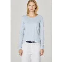 HempAge HempAge Damen Langarm-Shirt Lene Hanf/Bio-Baumwolle, Platinium, – Produktbild 1 von 1