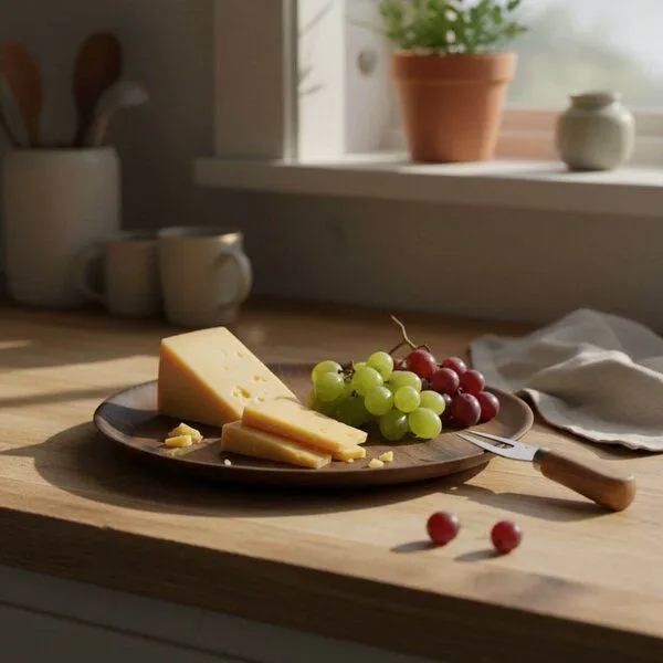 NATUREHOME NATUREHOME Servierteller aus Nussbaumholz, rund 20 - 25 cm – Massivholz Teller, Handgefertigt & Geölt, Holzteller als Servierplatte oder Deko-Ablage – Produktbild 2 von 2