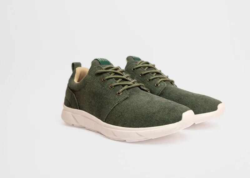 8000kicks EU 8000kicks EU Damen vegan Sneaker Explorer V2, Dunkelgrün, – Produktbild 2 von 2