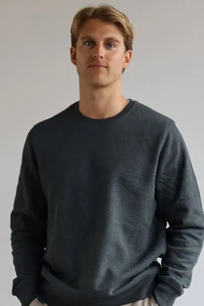 Kultgut Kultgut Pro Earth - Biofair - Supersoft Sweatshirtpullover / Meliert, Brown, – Produktbild 4 von 8