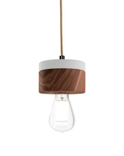 ALMUT von Wildheim ALMUT von Wildheim Pendelleuchte Walnussholz, dimmbar, Winterweiß, – Produktbild 2 von 4