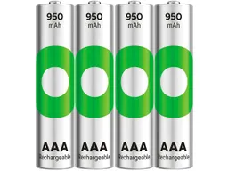 GP Battery 4er-Pack GP Battery Ready-to-use Akku "ReCyko" Micro AAA, 1,2 V, 950 mAh – Produktbild 1 von 1