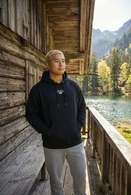 THE FACE OF ELEMENTS The Face of Elements Essential - Regular Fit Hoodie aus 100% Bio-Baumwolle – Produktbild 1 von 1