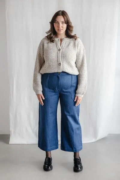 Jyoti - Fair Works Jyoti - Fair Works Bio-Baumwolldenim Hose Damini, Denim, – Produktbild 3 von 4