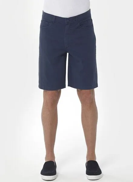 ORGANICATION ORGANICATION Five-Pocket-Shorts aus Bio-Baumwolle, Blau(navy), – Produktbild 1 von 4