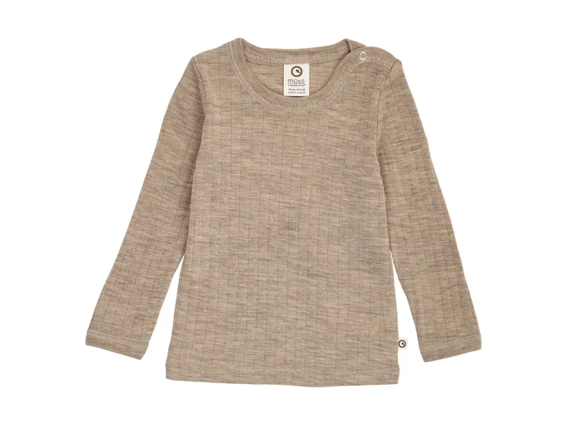 Müsli by Green Cotton Müsli by Green Cotton Baby Langarmshirt SW rip, Braun, – Produktbild 1 von 1