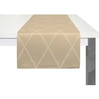 Nature by Adam Nature by Adam Tischläufer aus 100% Bio-Baumwolle - Made in Germany - Casket Valdelana light, Beige, – Produktbild 1 von 1